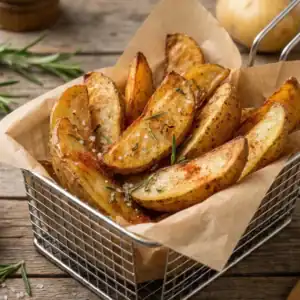 Papas fritas de gajo Artesanales