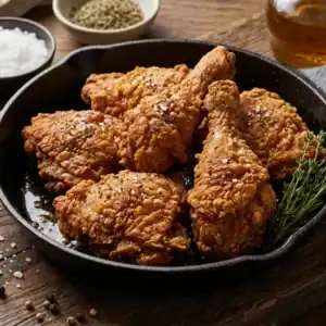 El clasico del corral, pollo frito artesanal